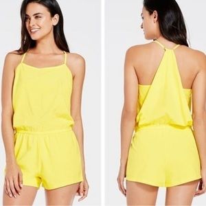 EUC- Yellow Fabletics Romper